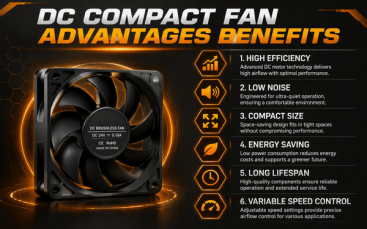 DC Compact Fan Advantages and Benefits