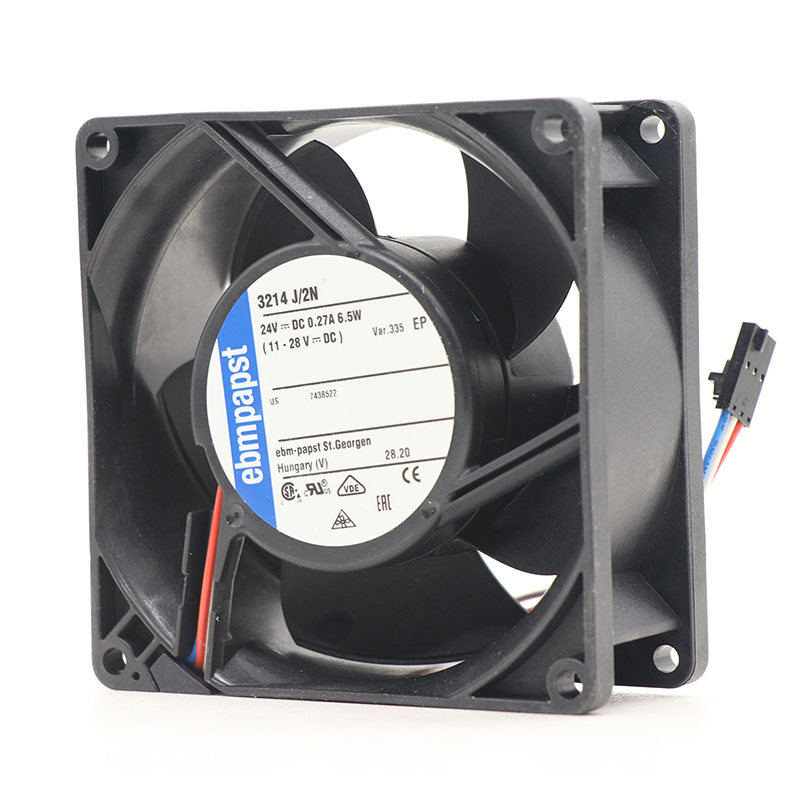 3214J/2N-335 | ebm-papst 24V 6.5W DC Axial Fan for Electronics Cooling