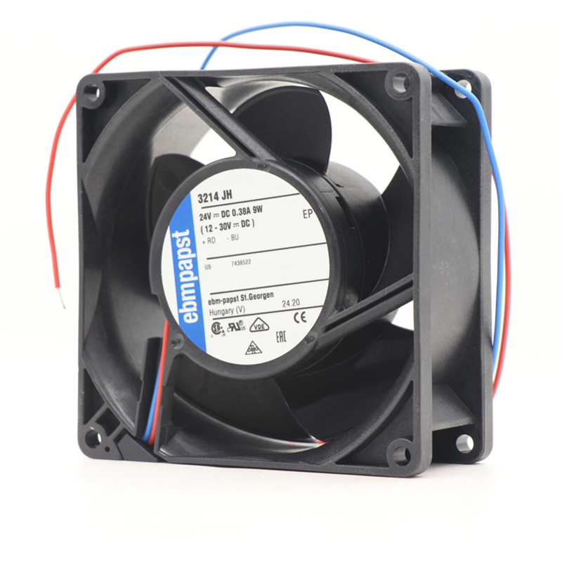3214JH | ebm-papst 24V 9W DC Axial Fan for Electronics Cooling