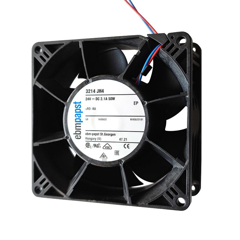 3214JH4 | ebm-papst 24V 50W DC Axial Fan for Electronics Cooling