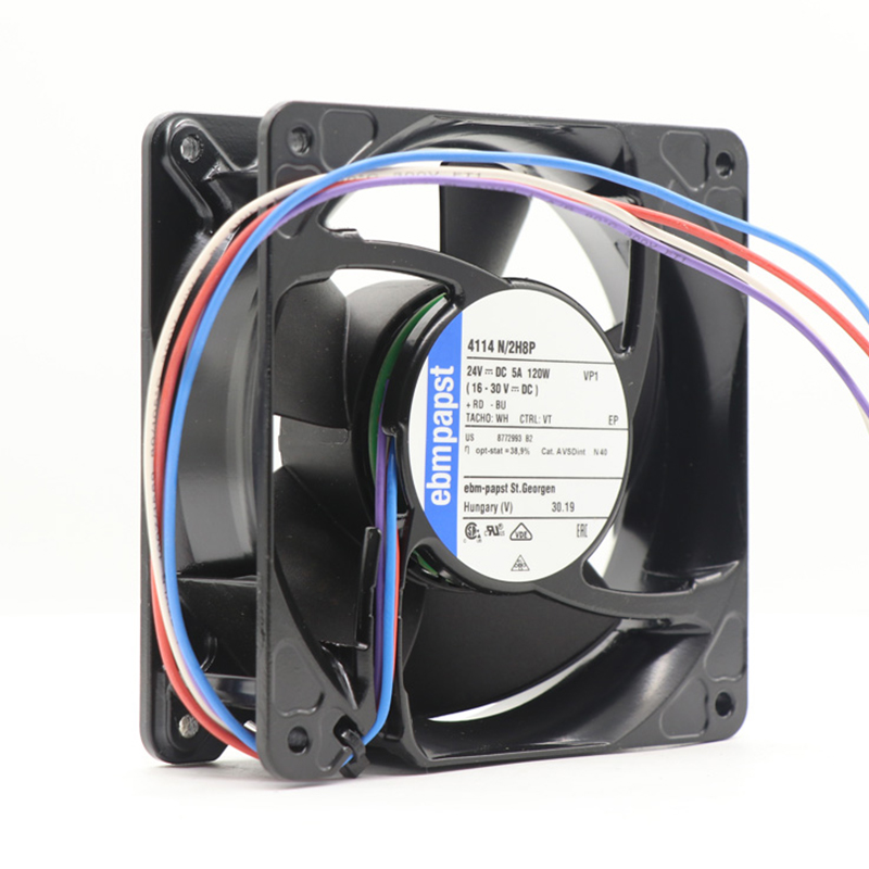 4114N/2H8P | ebm-papst 24V 120W DC Axial Fan for Electronics Cooling