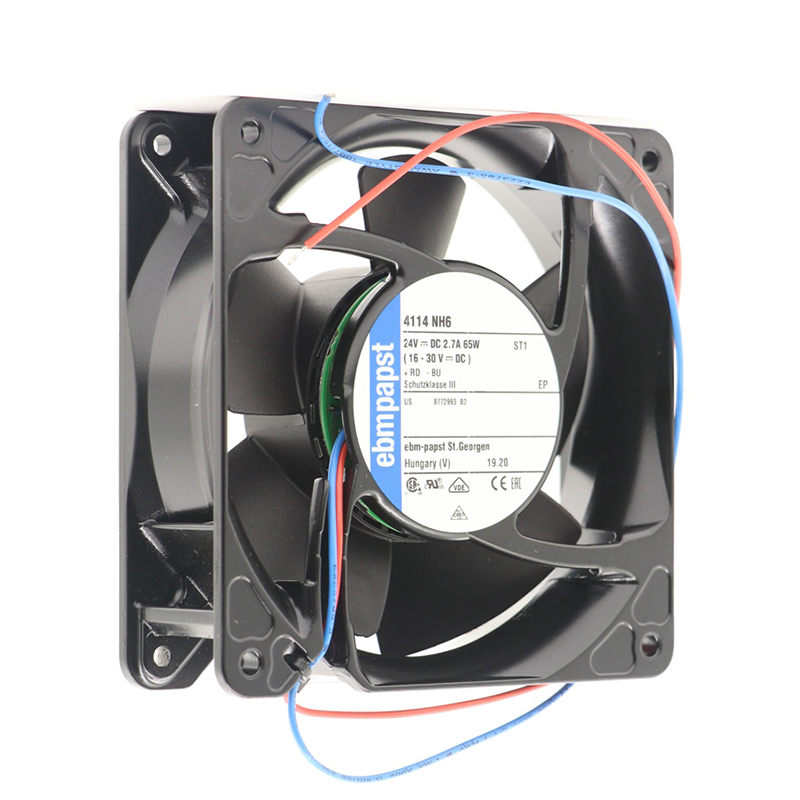 4114NH6 | ebm-papst 24V 65W DC Axial Fan for Electronics Cooling