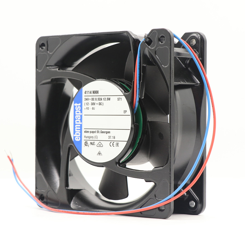 4114NHH | ebm-papst 24V 13W DC Axial Fan for Electronics Cooling