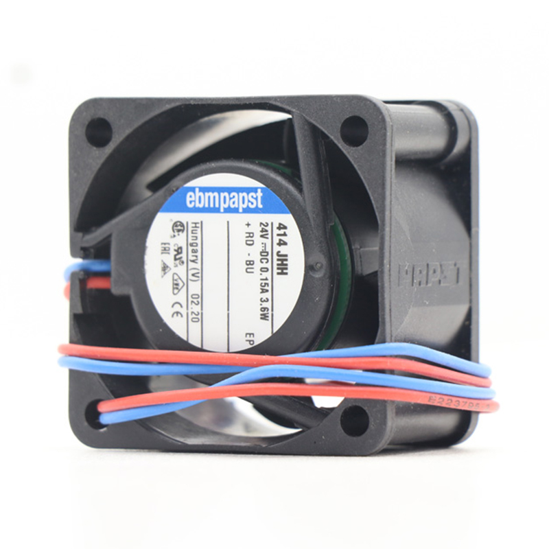 414JHH | ebm-papst 24V 3.6W DC Axial Fan for Electronics Cooling