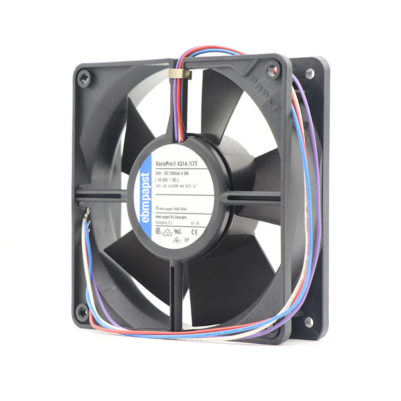 4314/17T | ebm-papst 24V 4.8W DC Axial Fan for Electronics Cooling