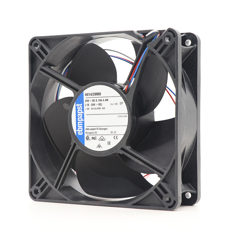 4414/39MU-598 | ebm-papst 24V 4.4W DC Axial Fan for Electronics Cooling