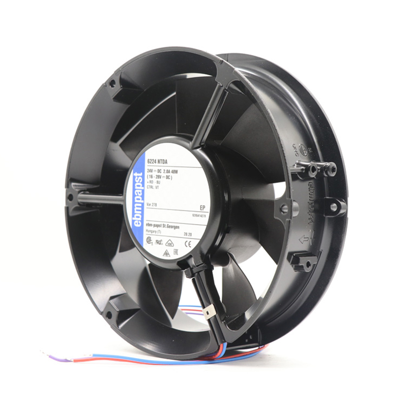 6224NTDA | ebm-papst 24V 48W DC Axial Fan for Electronics Cooling