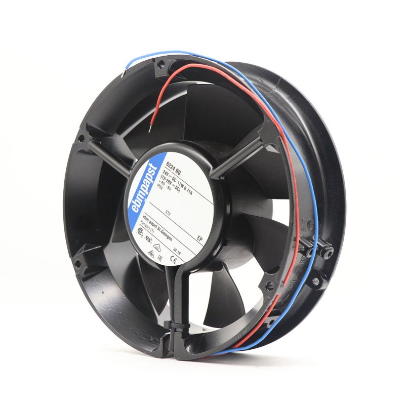 6224NU | ebm-papst 24V 15.6W DC Axial Fan for Electronics Cooling