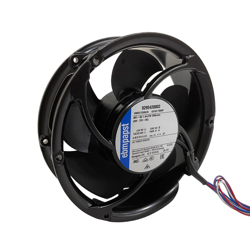 6318/2TDHHP | ebm-papst 48V 64W DC Axial Fan for Electronics Cooling