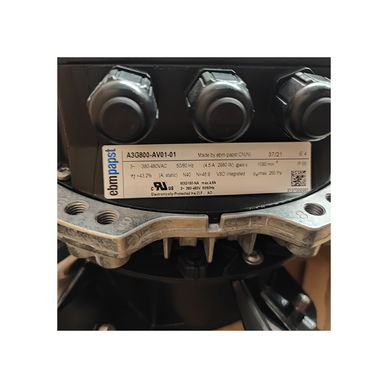 A3G800-AV01-01 | ebm-papst 3~380-480V 2980W EC Axial Fan for HVAC Systems