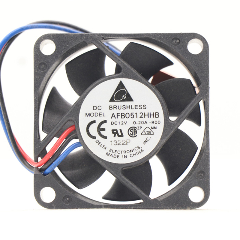 AFB0512HHB | Delta Electronics 12VDC 1.56W Axial Fan for Server and Power Supply Cooling