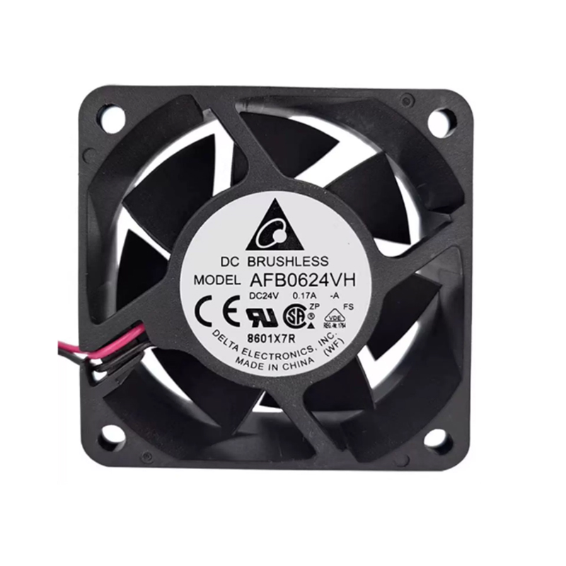 AFB0624VH-A | Delta Electronics 24VDC 3.36W Axial Fan for Server and Power Supply Cooling