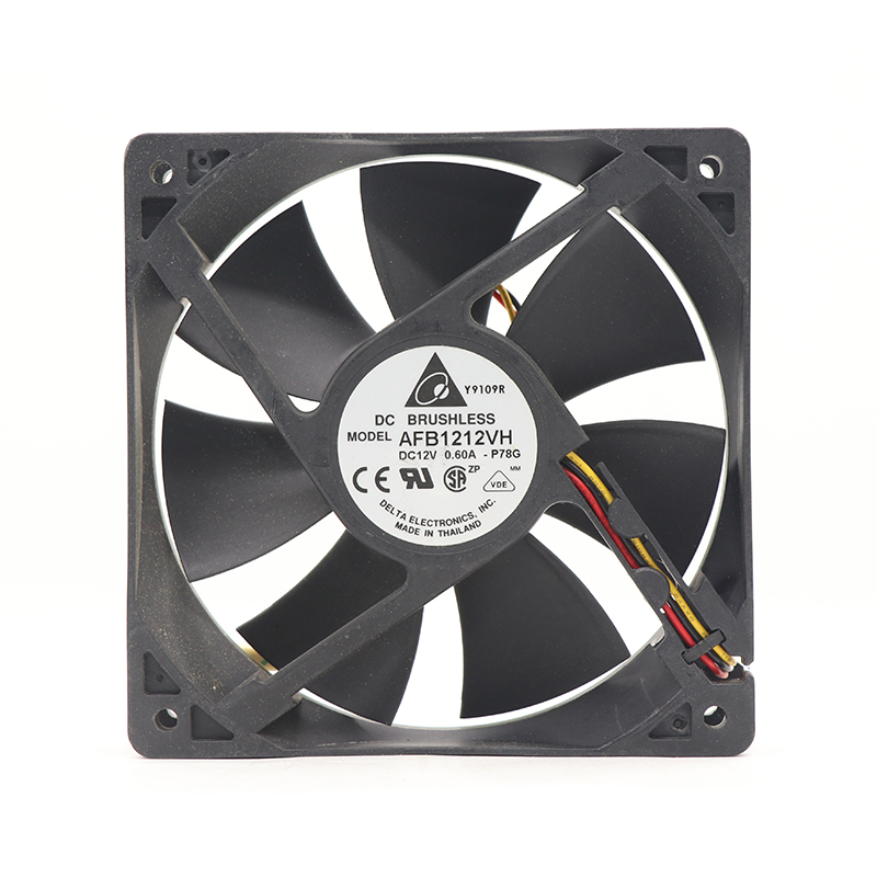 AFB1212VH | Delta Electronics 12VDC 4.8W Axial Fan for Server and Power Supply Cooling