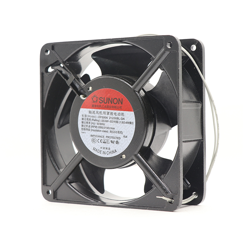 DP200A 2123XBL.GN | SUNON 220V 21W 120x120x38mm 3150rpm AC Axial Fan for HVAC & Ventilation