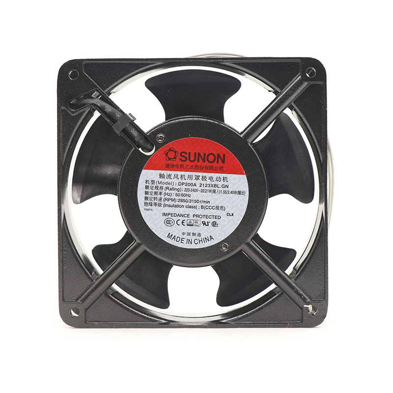 DP200A 2123XBL.GN | SUNON 220V 21W 120x120x38mm 3150rpm AC Axial Fan for HVAC & Ventilation