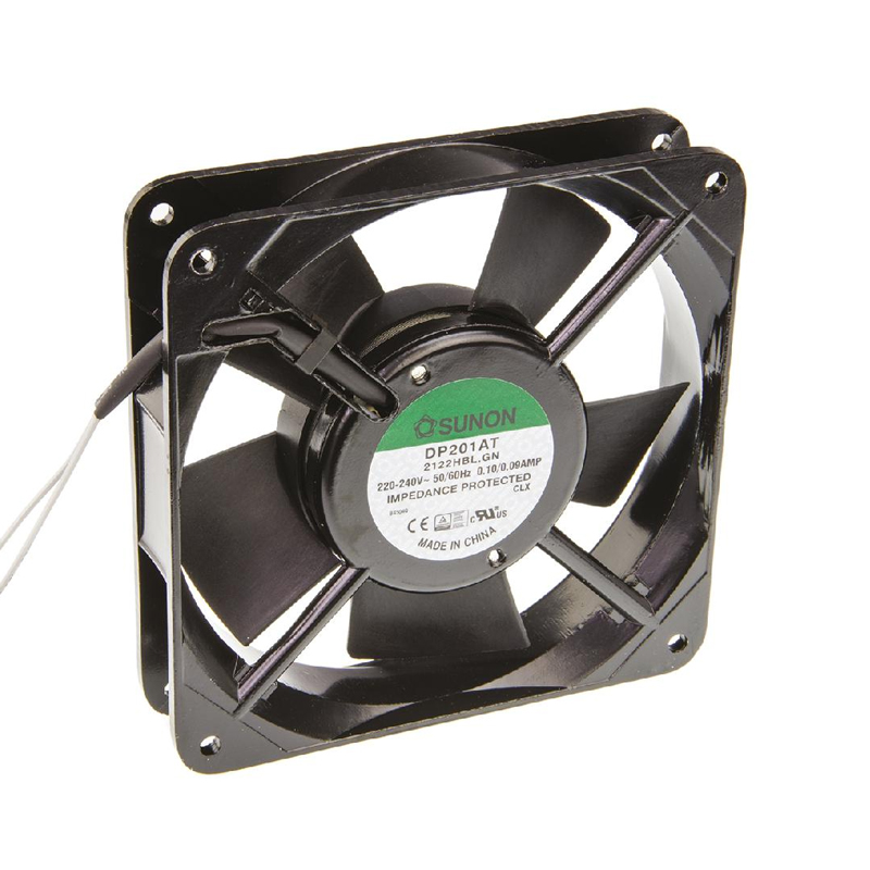 DP201AT 2122HBL.GN | SUNON 220/240V 19W 120x120x25mm 136m3/h AC Axial Fan for HVAC & Ventilation