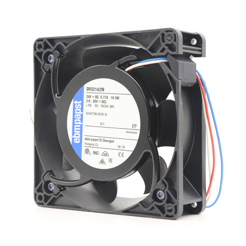 DV5214/2N | ebm-papst 24V 18.5W DC Diagonal Fan for Electronics Cooling