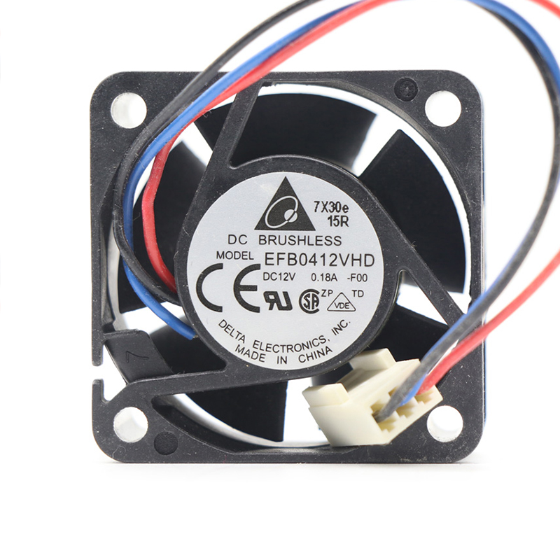 EFB0412VHD | Delta Electronics 12VDC 1.44W Axial Fan for Industrial Equipment Cooling