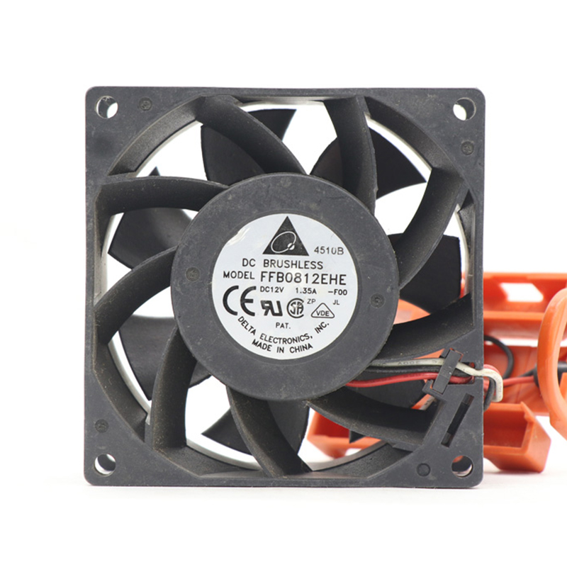 FFB0812EHE | Delta Electronics 12VDC 10.8W Axial Fan for Server and Telecommunications Cooling