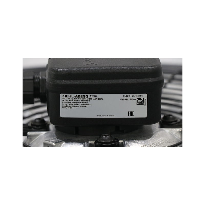 FN050-4EK.4I.V7P1 | ZIEHL-ABEGG 230V 1000W AC Axial Fan for Cooling & Ventilation Systems