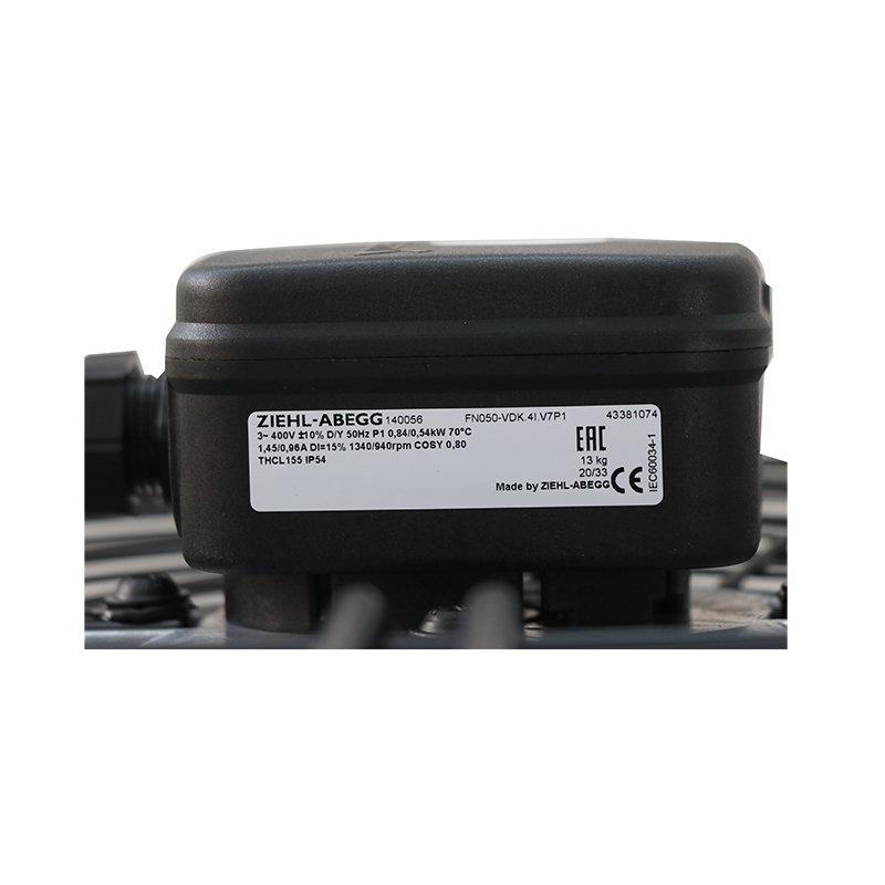 FN050-VDK.4I.V7P1 | ZIEHL-ABEGG 3~400V 840W AC Axial Fan for Cooling & Ventilation Systems