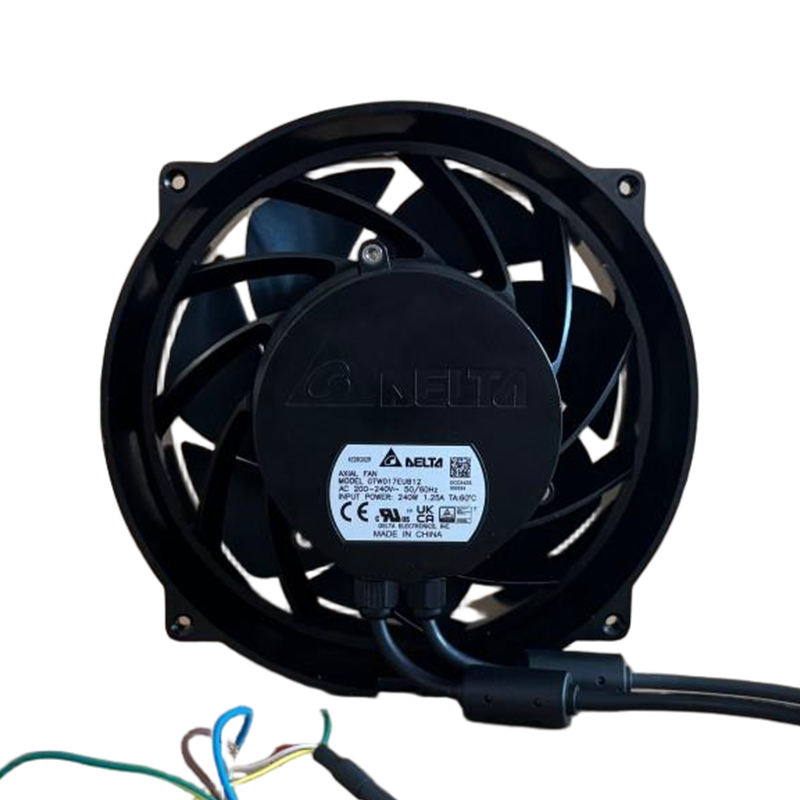 GTW017EUB12 | Delta Electronics 1~200-240VAC 240W EC Axial Fan for Server and Precision Cooling