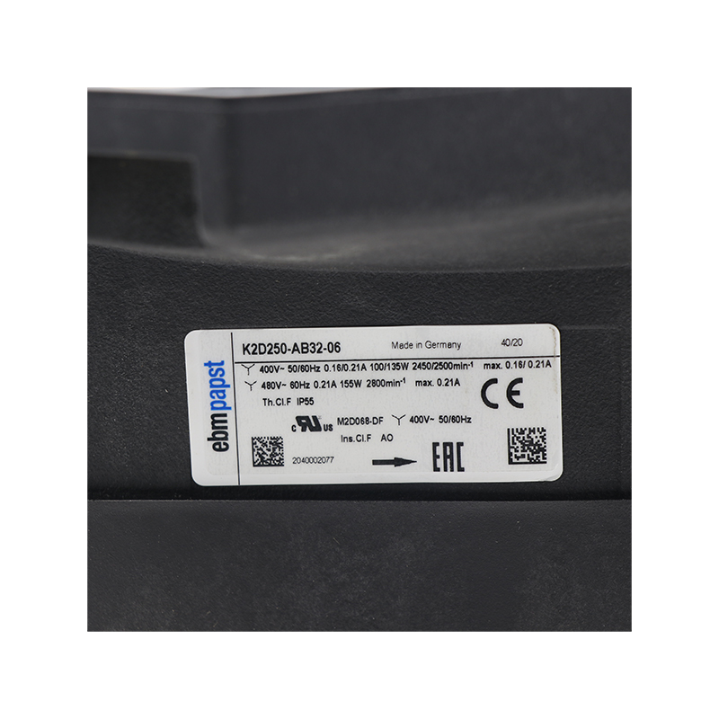 K2D250-AB32-06 | ebm-papst 400V 135W AC Centrifugal Fan for Spindle Motor Cooling
