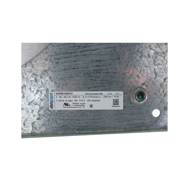 K3G450-AQ24-01 | ebm-papst 3~380-480V 2730W EC Centrifugal Fan for Air Handling