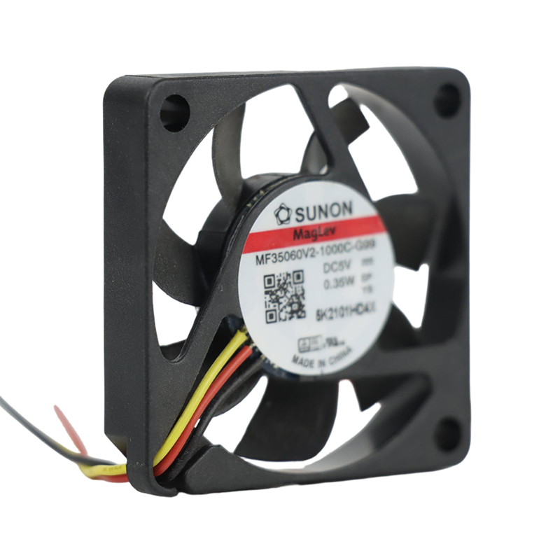 MF35060V2-1000U-G99 | SUNON 5V 0.35W 35x35x6mm 7.31m3/h DC Axial Fan for Telecommunications
