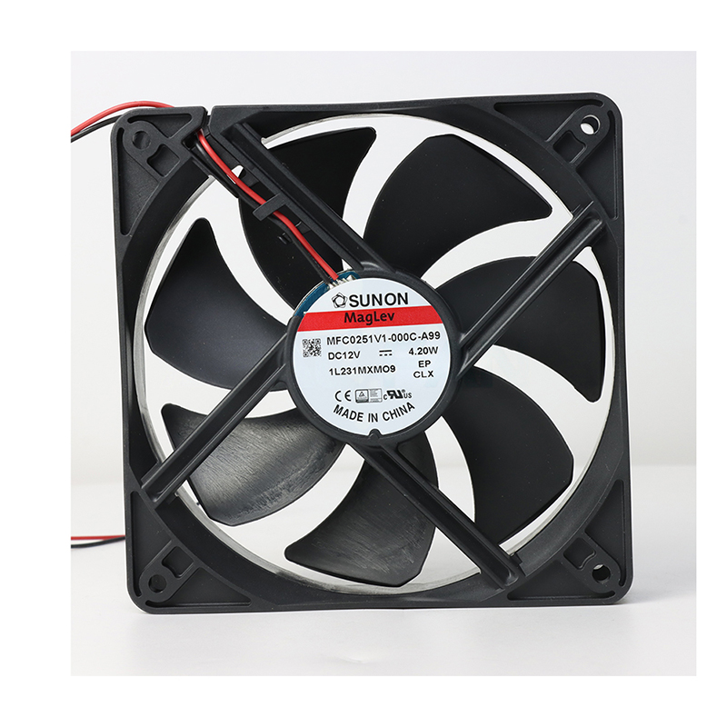 MFC0251V1-000U-A99 | SUNON 12V 4.2W 120x120x25mm 108.2m3/h DC Axial Fan for Telecommunications