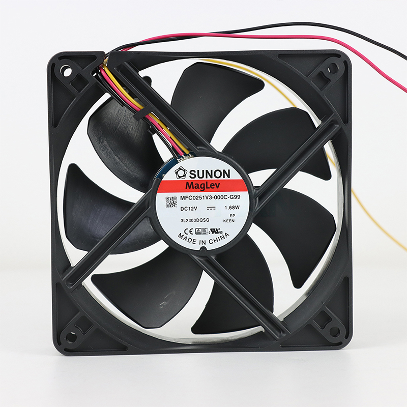 MFC0251V3-000U-G99 | SUNON 12V 1.68W 120x120x25mm DC Axial Fan for Telecommunications