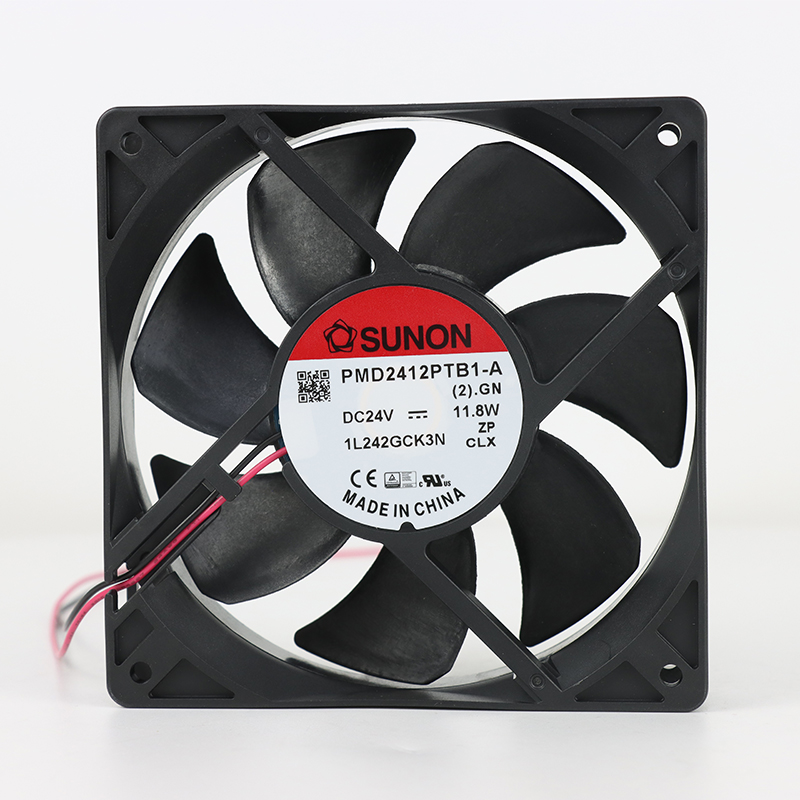 PMD2412PTB1-A | SUNON 24V 11.8W 120x120x25mm DC Axial Fan for Industrial Cooling
