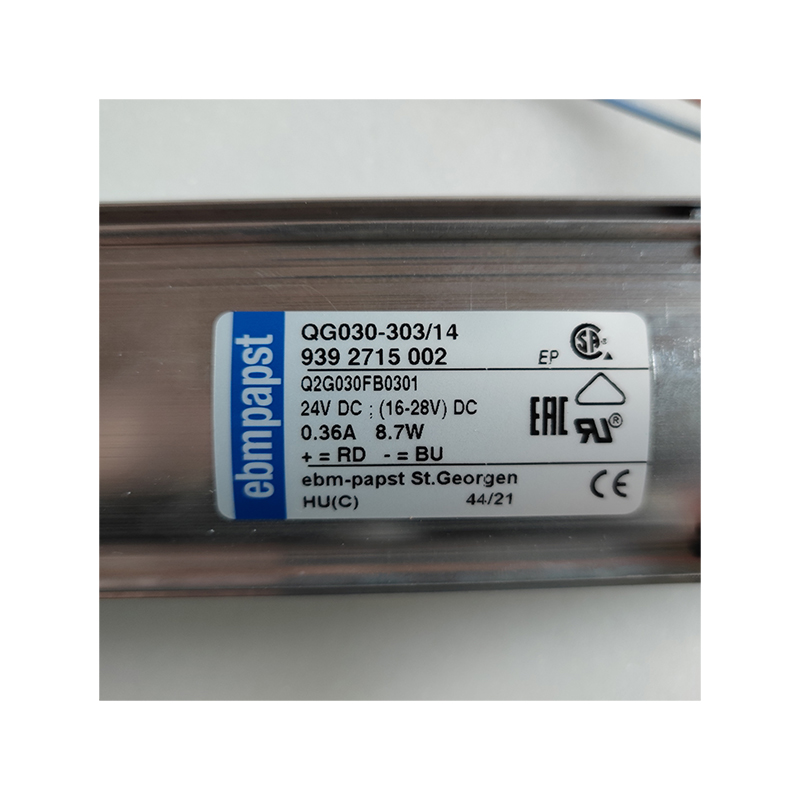 QG030-303/14 | ebm-papst 24V 8.7W DC Tangential Blower for Air Handling Systems