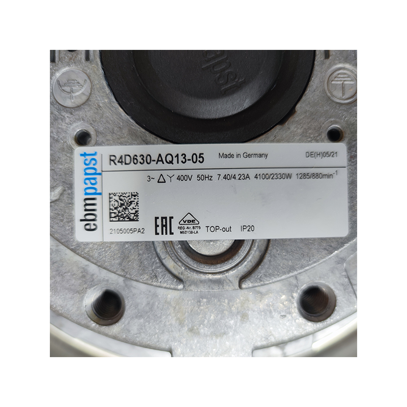 R4D630-AQ13-05 | ebm-papst 400V 4100W Centrifugal Fan for Automation