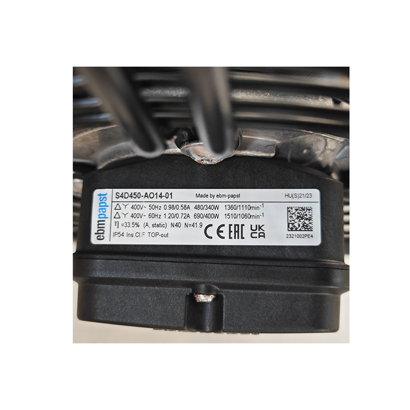 S4D450-AO14-01 | ebm-papst 400V 400W AC Axial Fan for Refrigeration Cooling