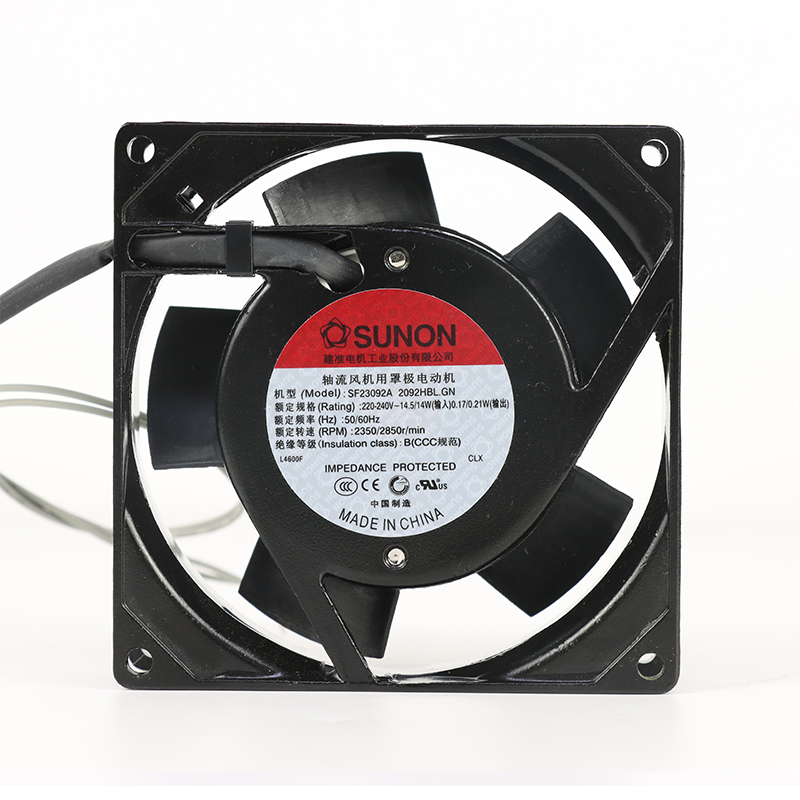 SF23092A/2092HBL GN | SUNON 240VACV 14W 91.5x91.5x25.5mm AC Axial Fan for HVAC & Ventilation