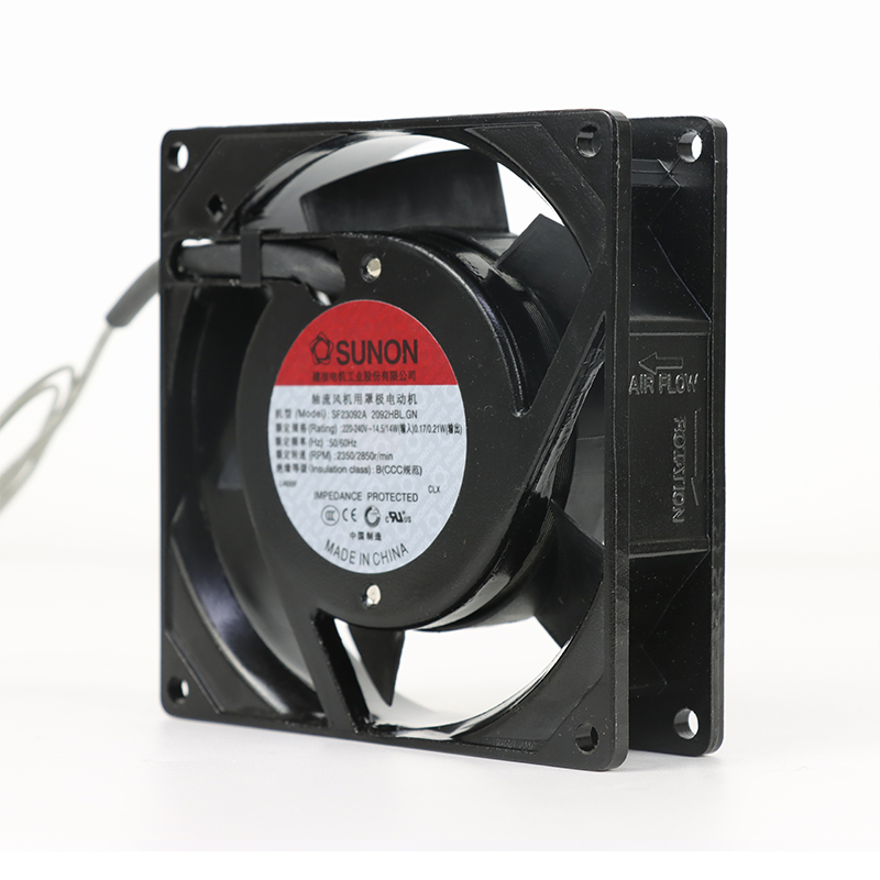 SF23092A/2092HBL GN | SUNON 240VACV 14W 91.5x91.5x25.5mm AC Axial Fan for HVAC & Ventilation