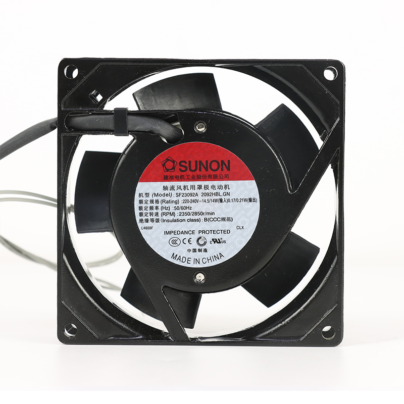 SF23092A/2092HBL GN | SUNON 240VACV 14W 91.5x91.5x25.5mm AC Axial Fan for HVAC & Ventilation