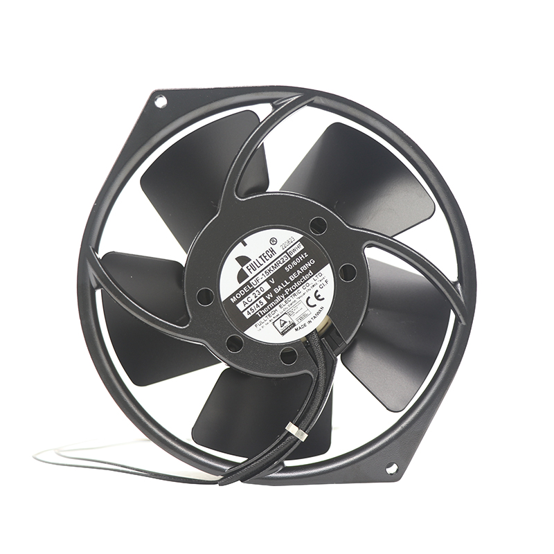 UF-15KMR23 BWHF | Fulltech 230VAC 45W AC Axial Fan for Control Cabinet and Power Supply Cooling