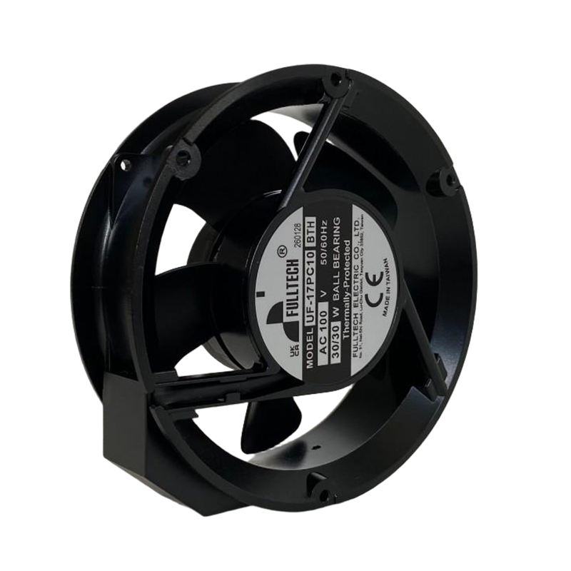 UF-17PC10BTH | Fulltech 100VAC 30W AC Axial Fan for HVAC and Industrial Equipment Cooling