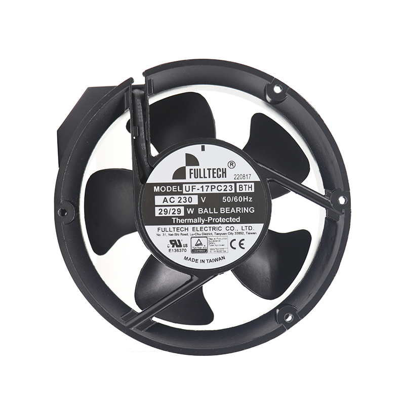 UF-17PC23BTH | Fulltech 230VAC 29W AC Axial Fan for HVAC and Industrial Equipment Cooling