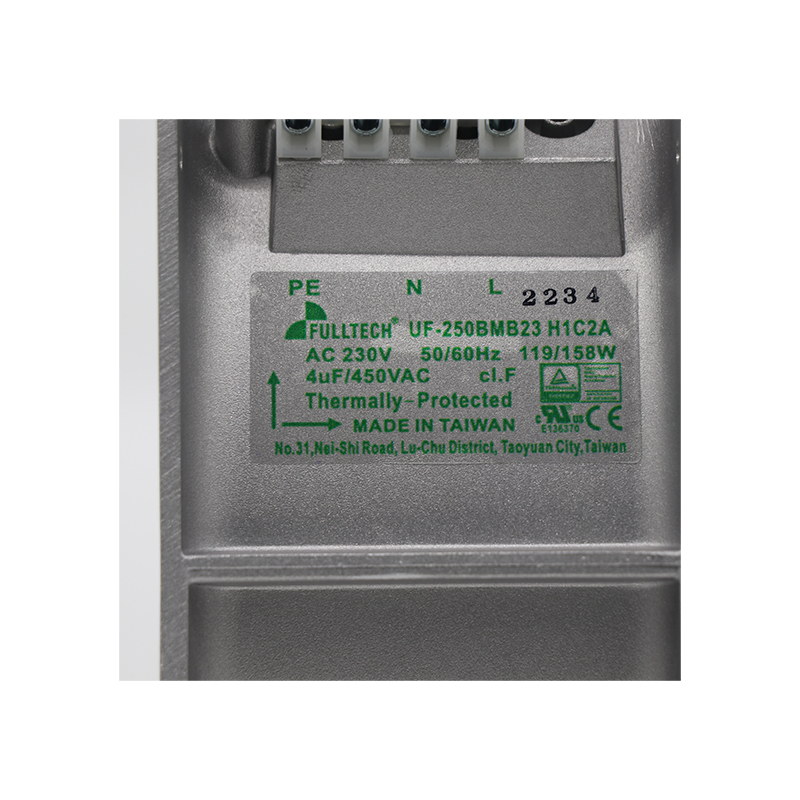 UF-250BMB23H1C2A | Fulltech 230VAC 158W AC Axial Fan for HVAC and Refrigeration Equipment Cooling