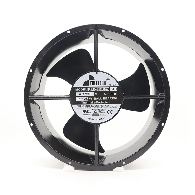 UF-25HC23BTH | Fulltech 230VAC 125W AC Axial Fan for HVAC and Industrial Equipment Cooling