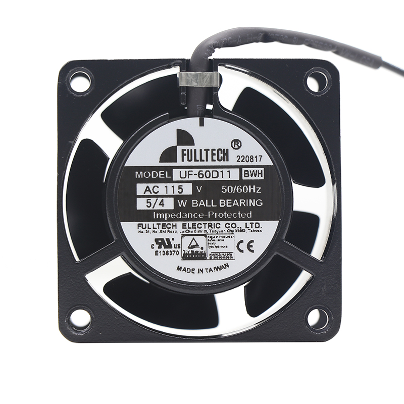 UF-60D11BWH | Fulltech 115VAC 4W AC Axial Fan for Control Cabinet and Power Supply Cooling