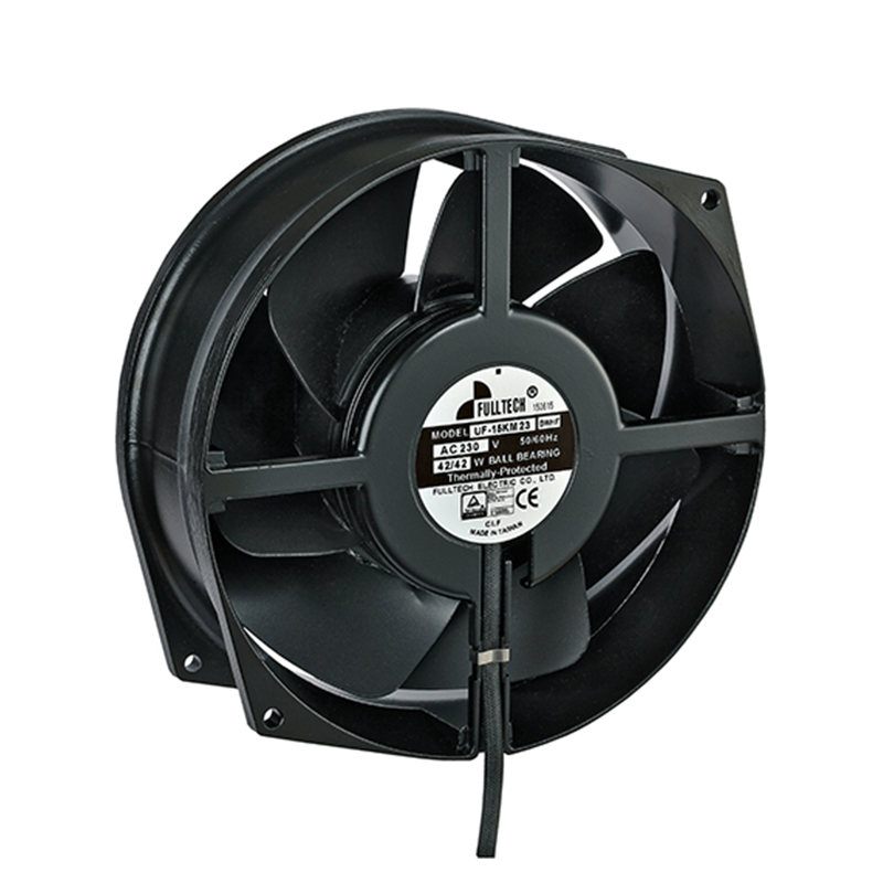 UF-15KM23BWHF | Fulltech 230VAC 42W AC Axial Fan for Control Cabinet and Power Supply Cooling