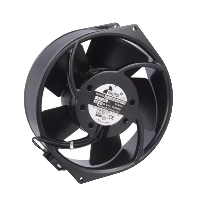 UF-15KMR23 BWHF | Fulltech 230VAC 45W AC Axial Fan for Control Cabinet and Power Supply Cooling