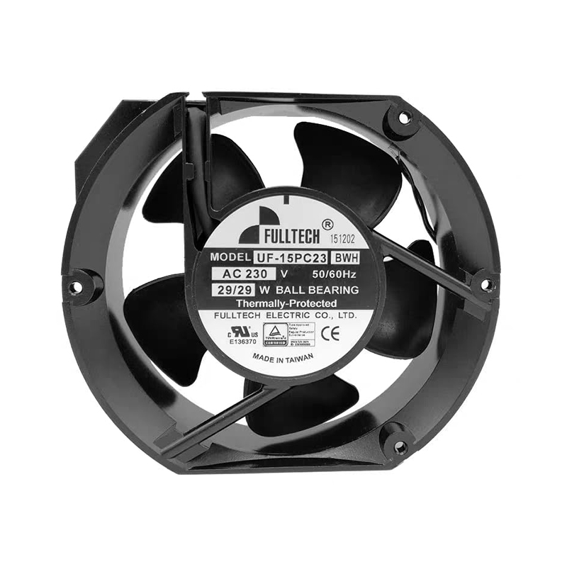 UF-15PC23BWH | Fulltech 230VAC 29W AC Axial Fan for HVAC and Industrial Equipment Cooling