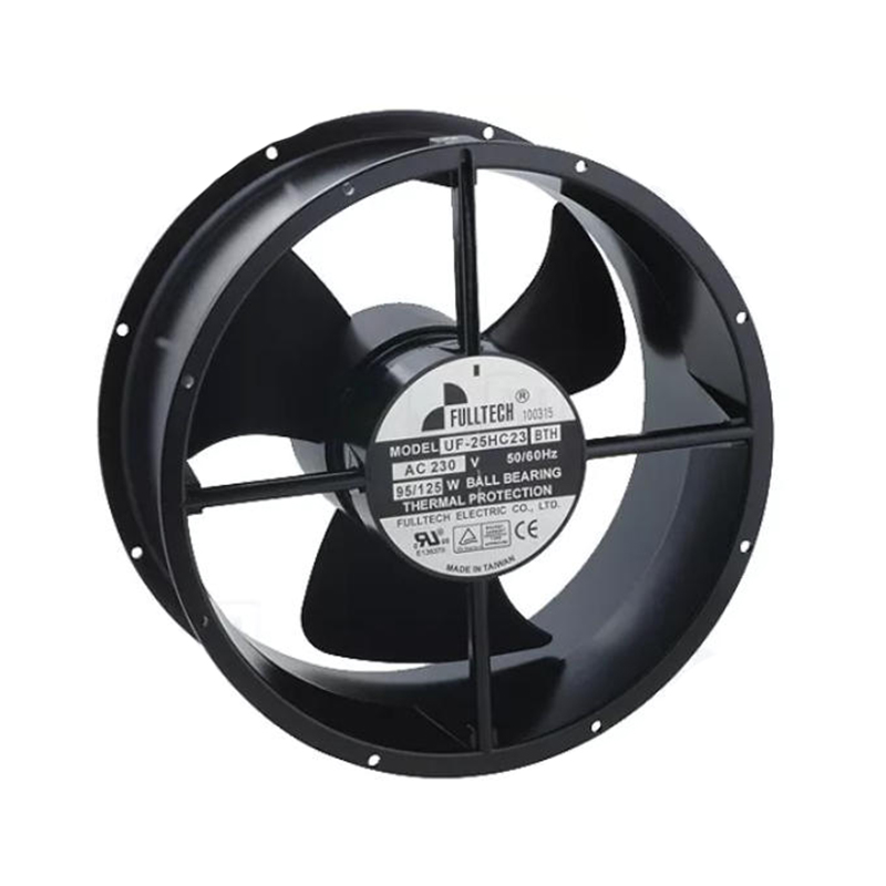 UF-25HC23BTH | Fulltech 230VAC 125W AC Axial Fan for HVAC and Industrial Equipment Cooling