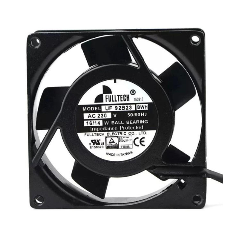 UF-92B23BWH | Fulltech 230VAC 14W AC Axial Fan for Control Cabinet and Power Supply Cooling