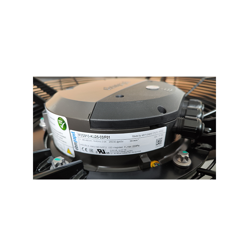 W3G910-KU25-03/F01 | ebm-papst 400V 2550W EC Axial Fan for Industrial Cooling